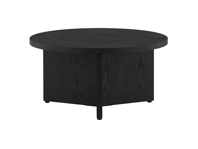 Table Basse Ronde "Salto" 85cm Noir