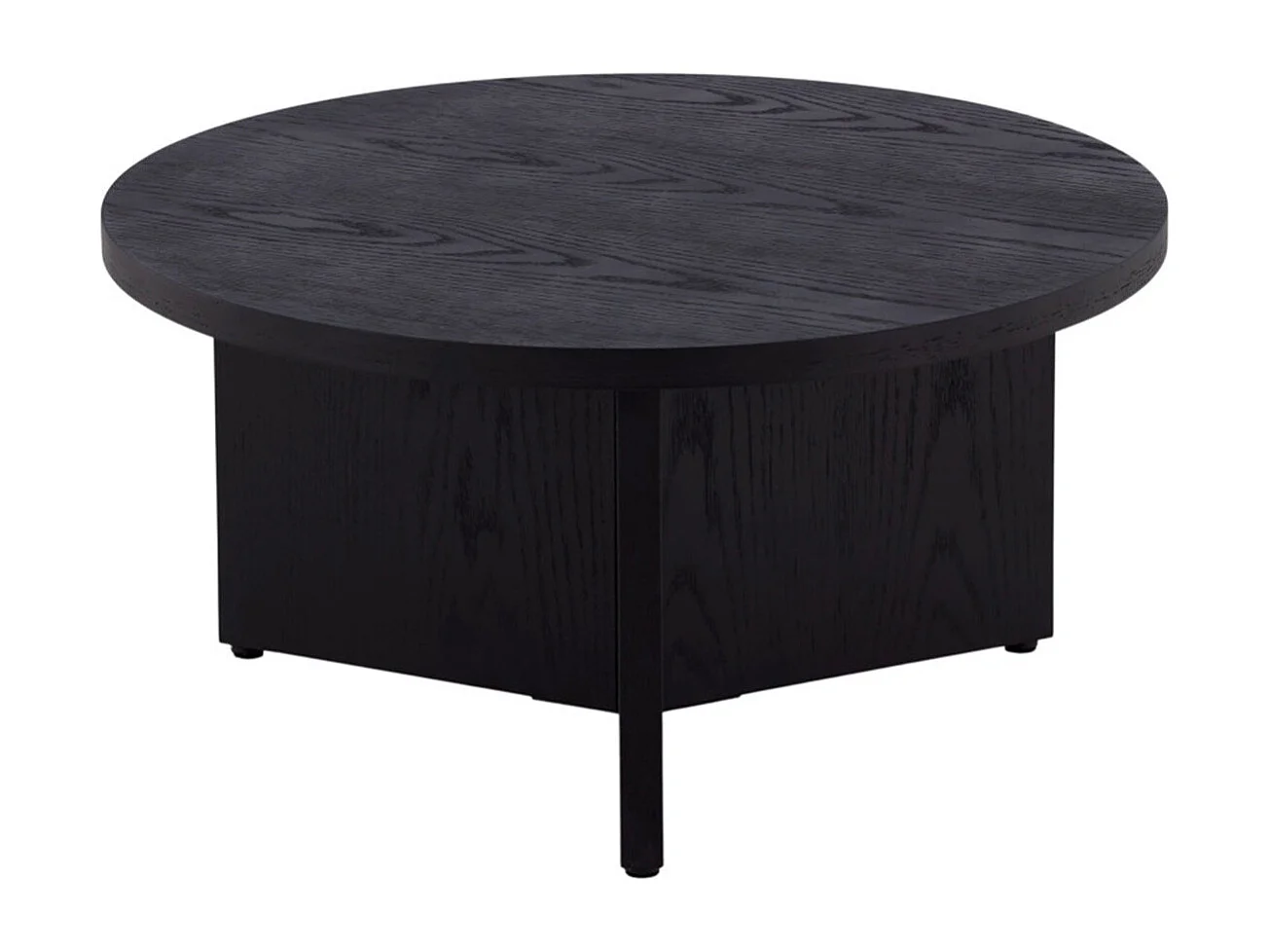 Table Basse Ronde "Salto" 85cm Noir