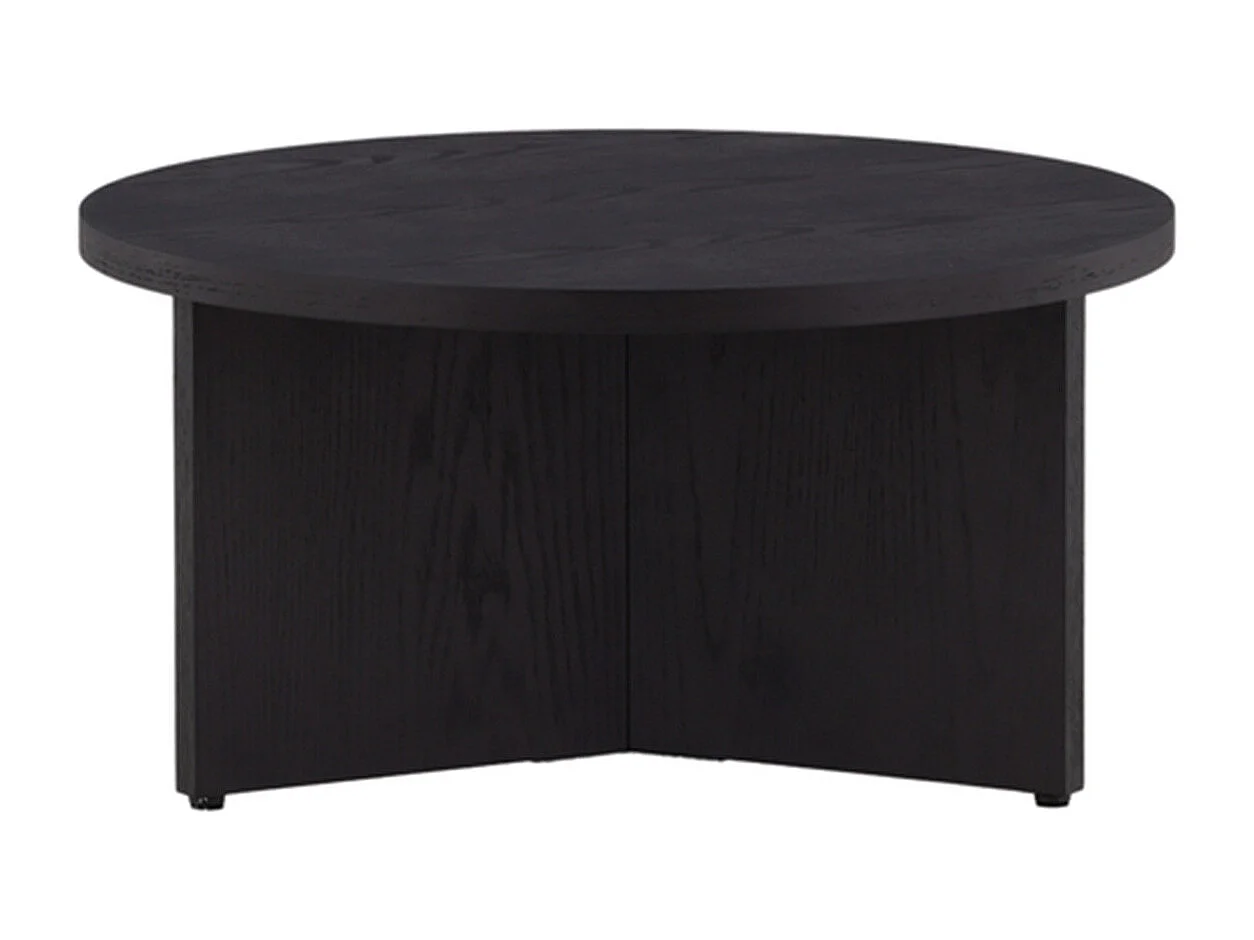 Table Basse Ronde "Salto" 85cm Noir