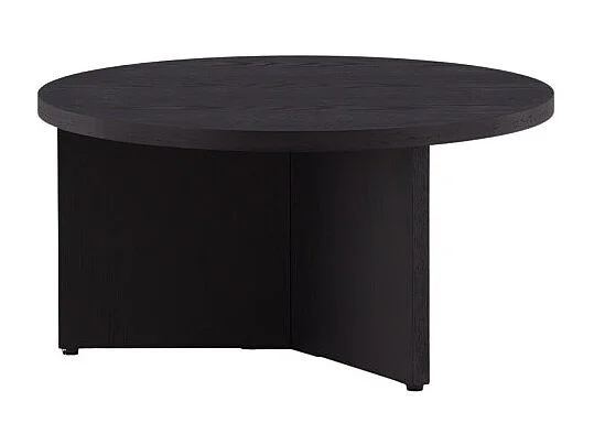 Table Basse Ronde "Salto" 85cm Noir