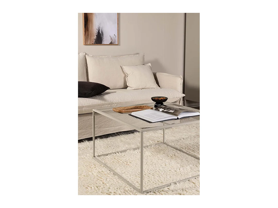 Netz Couchtisch beige.