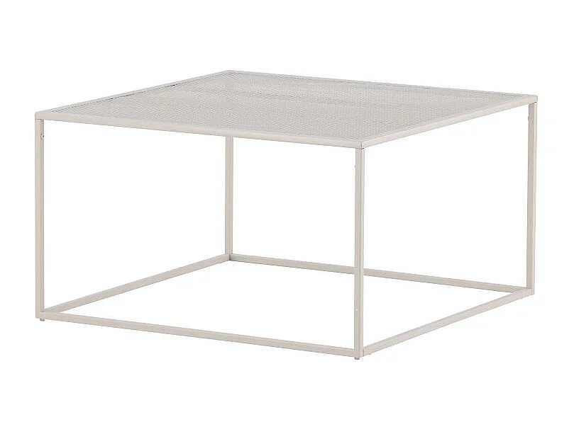 Table Basse en Métal "Netz" 80cm Beige