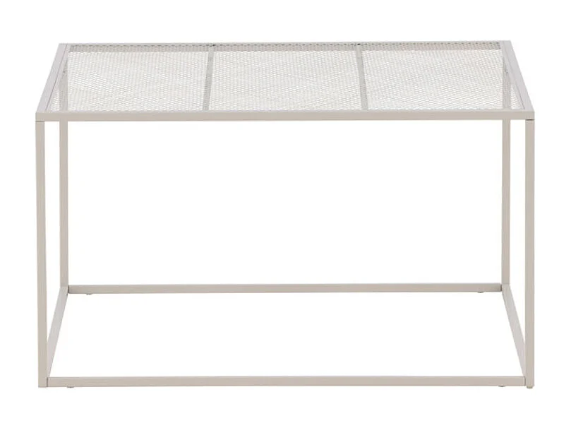 Table Basse en Métal "Netz" 80cm Beige