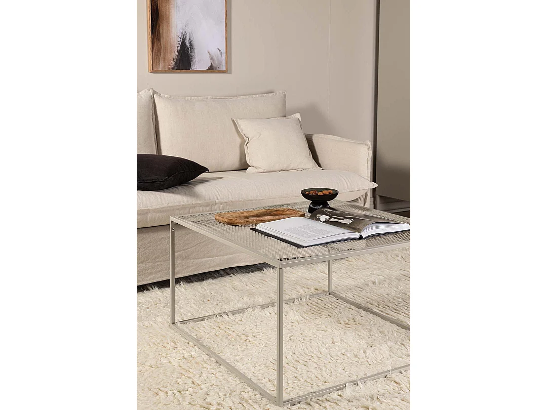 Mesa de centro Netz beige.