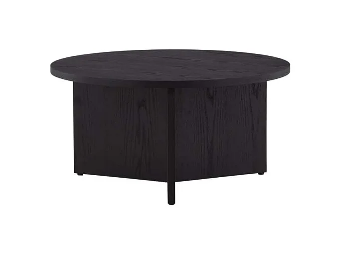 Table Basse Ronde "Salto" 65cm Noir