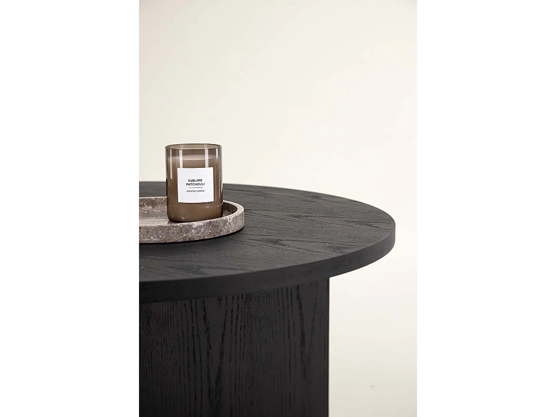 Table Basse Ronde "Salto" 65cm Noir