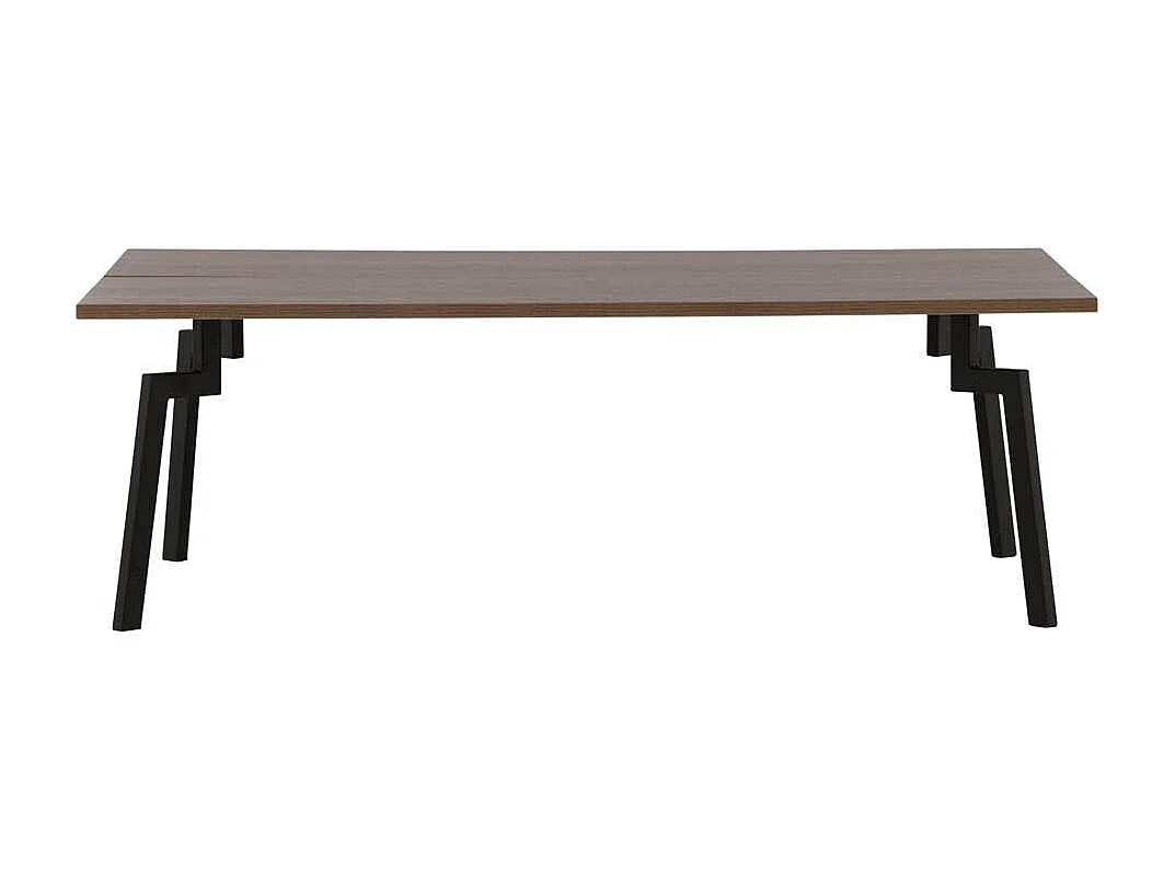 Bethan salontafel okkernoot decor.