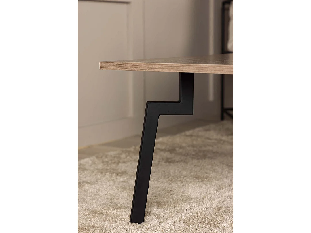 Bethan salontafel okkernoot decor.