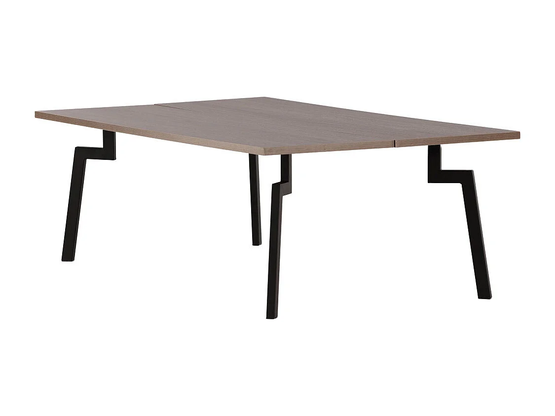 Table Basse Design "Bethan" 120cm Marron