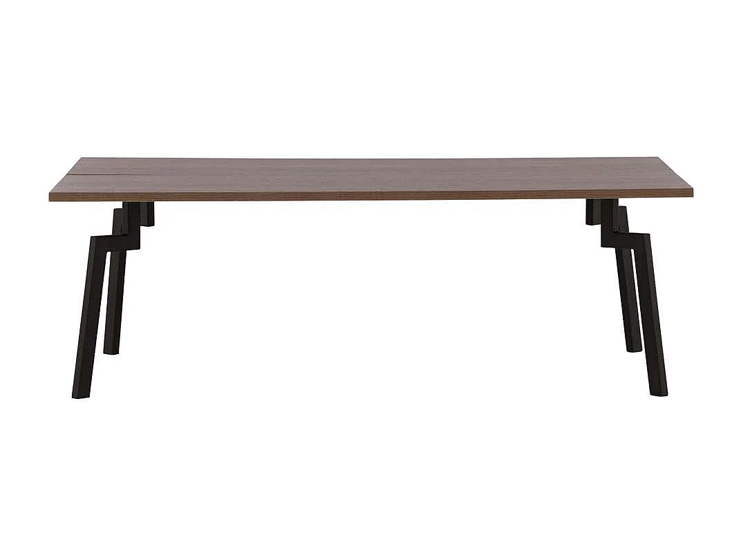 Bethan salontafel okkernoot decor.