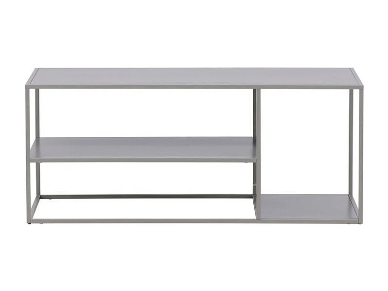 Staal salontafel lichtgrijs.