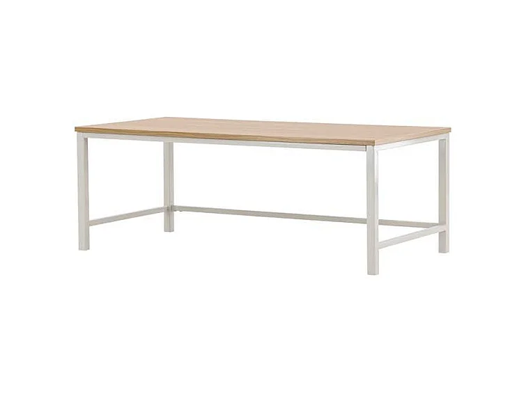 Table Basse Design "Rise" 120cm Naturel & Grège