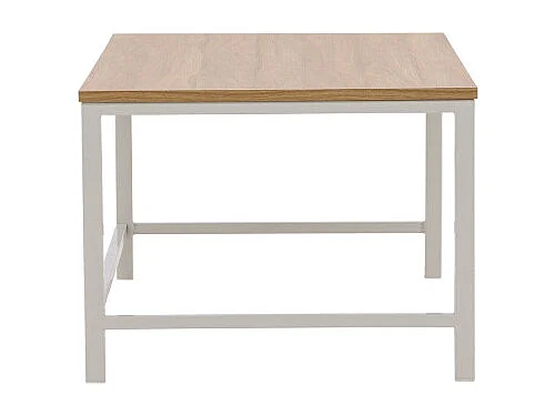 Table Basse Design "Rise" 120cm Naturel & Grège