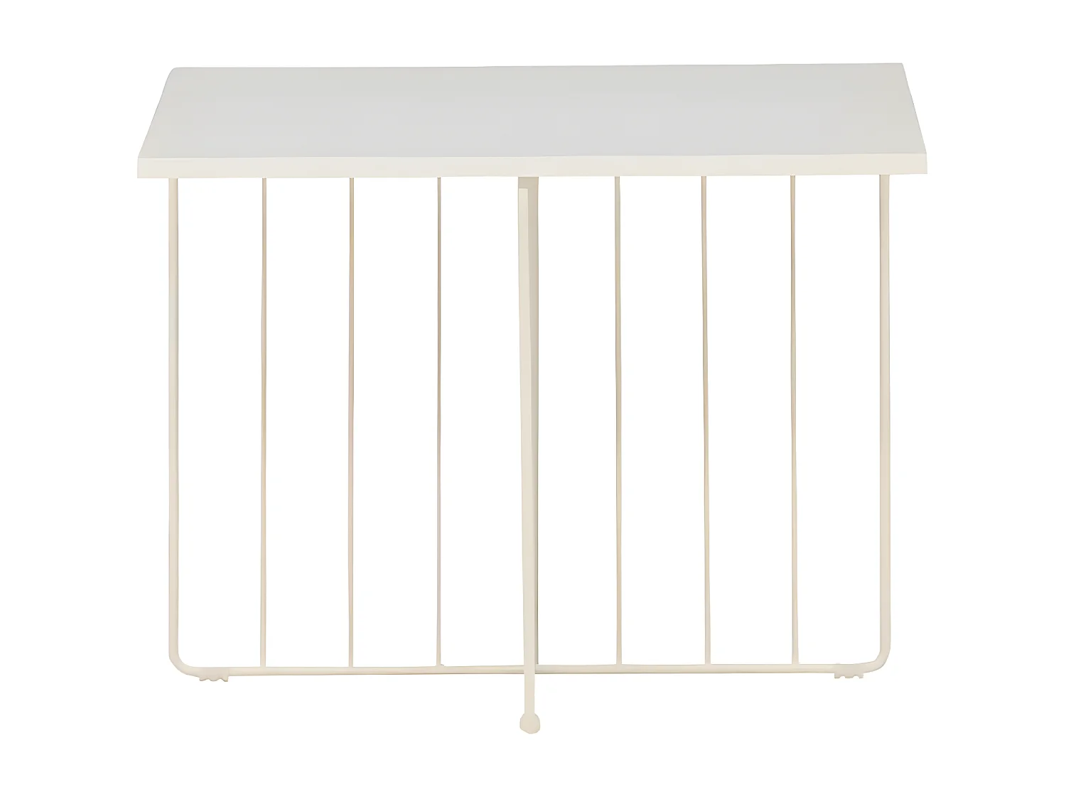 Table Basse Design "Dayton" 60cm Blanc