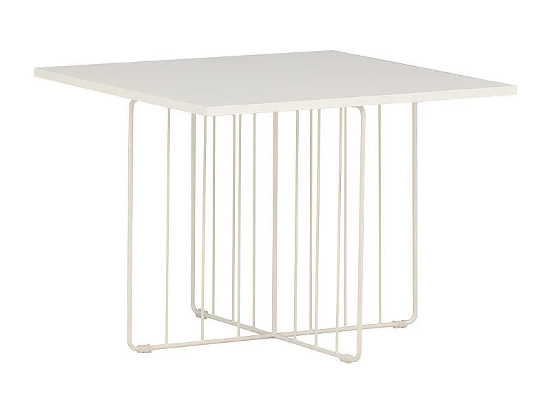 Table Basse Design "Dayton" 60cm Blanc