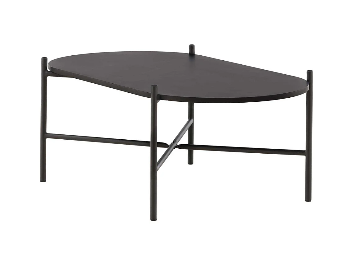 Table Basse Design "Pueblo" 120cm Noir