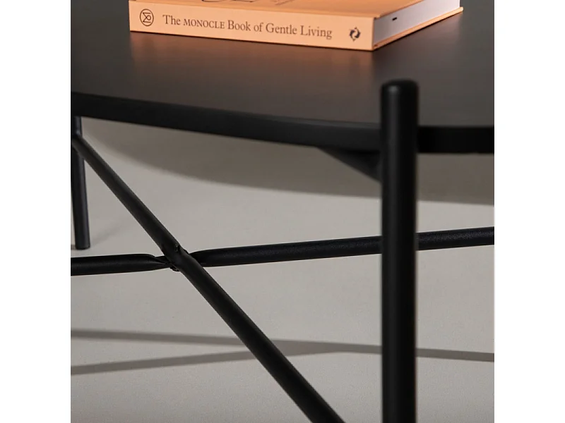 Pueblo table basse noir.