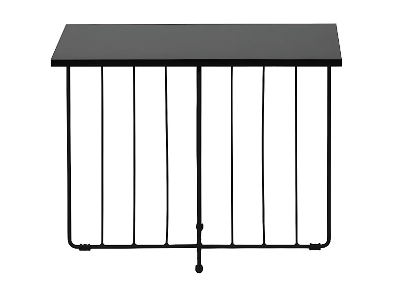 Table Basse Design "Dayton" 60cm Noir