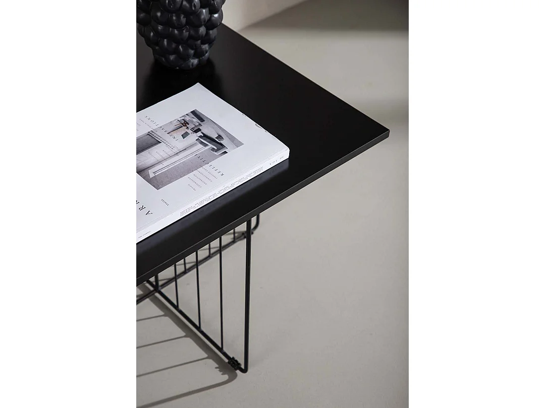 Table Basse Design "Dayton" 60cm Noir
