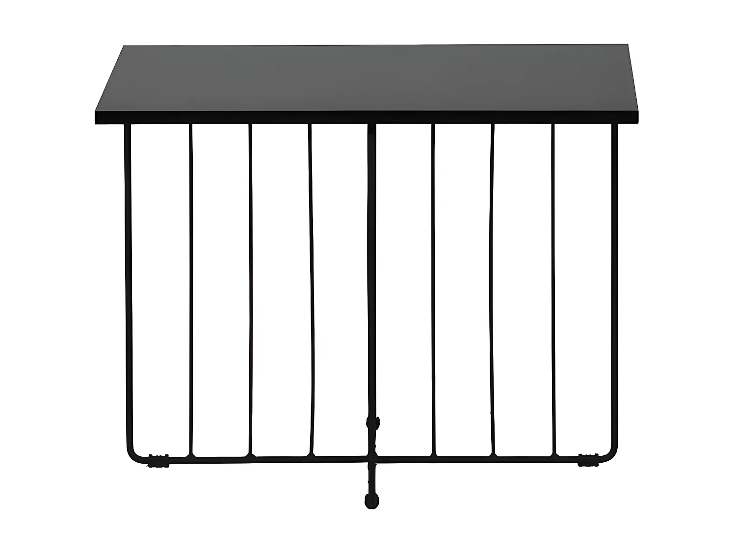 Table Basse Design "Dayton" 60cm Noir