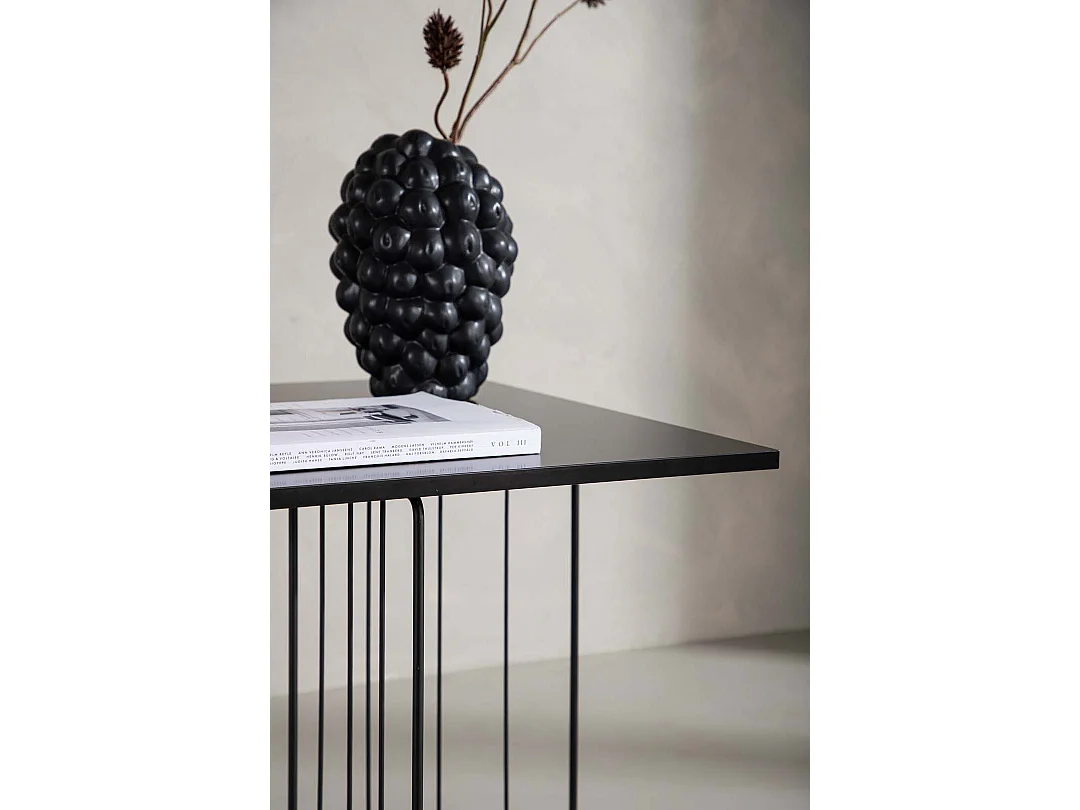 Table Basse Design "Dayton" 60cm Noir