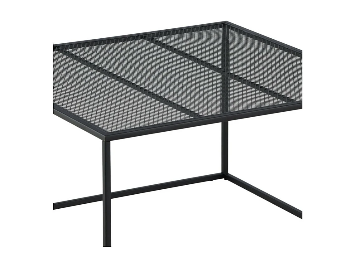 Netz Couchtisch schwarz.