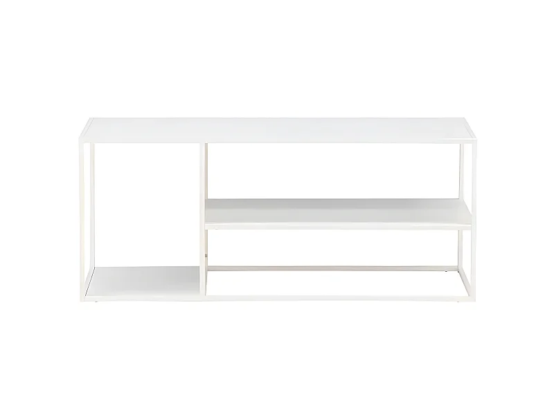 Staal Couchtisch weiß.