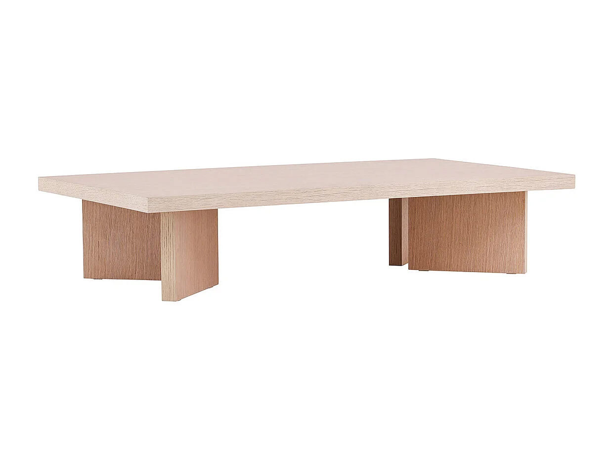 Table Basse Design "Bassholmen" 140cm Naturel