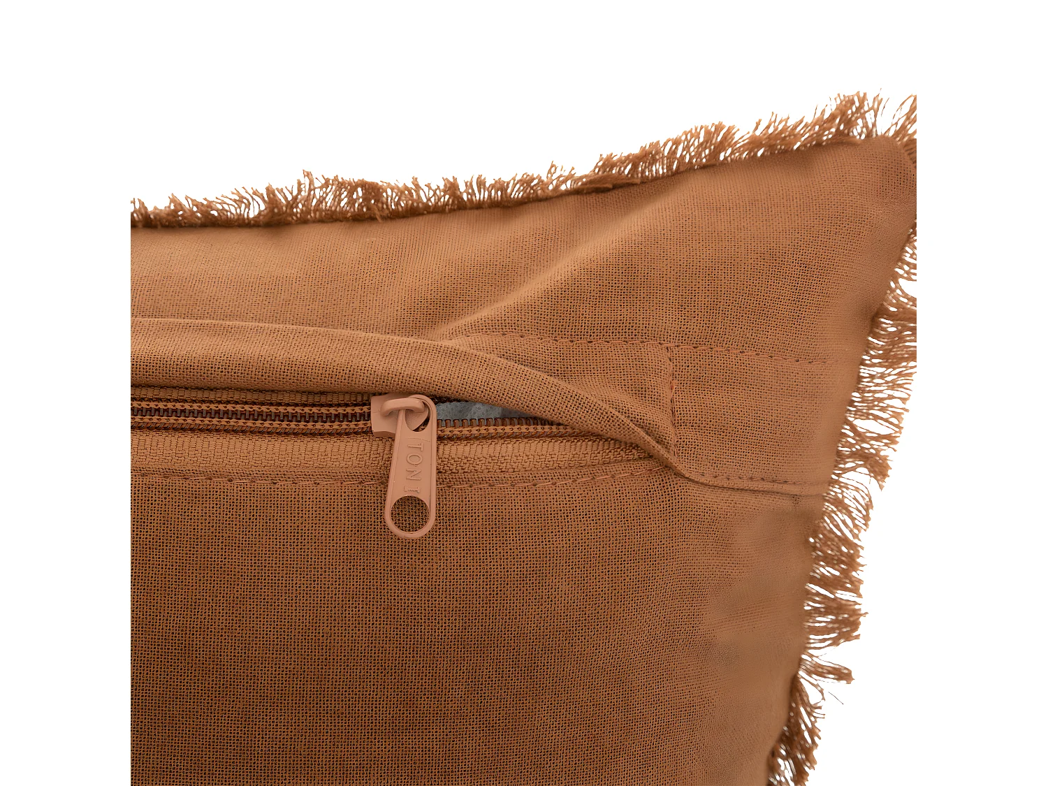 Coussin décoratif Terracotta nid d'abeille 30 x 50 cm