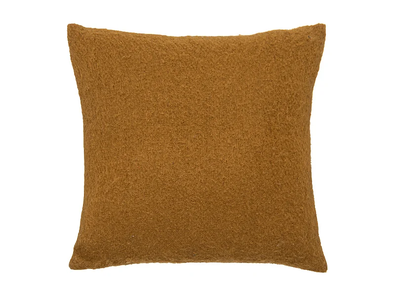 Coussin décoratif Mordoré effet Mohair 45 x 45 cm