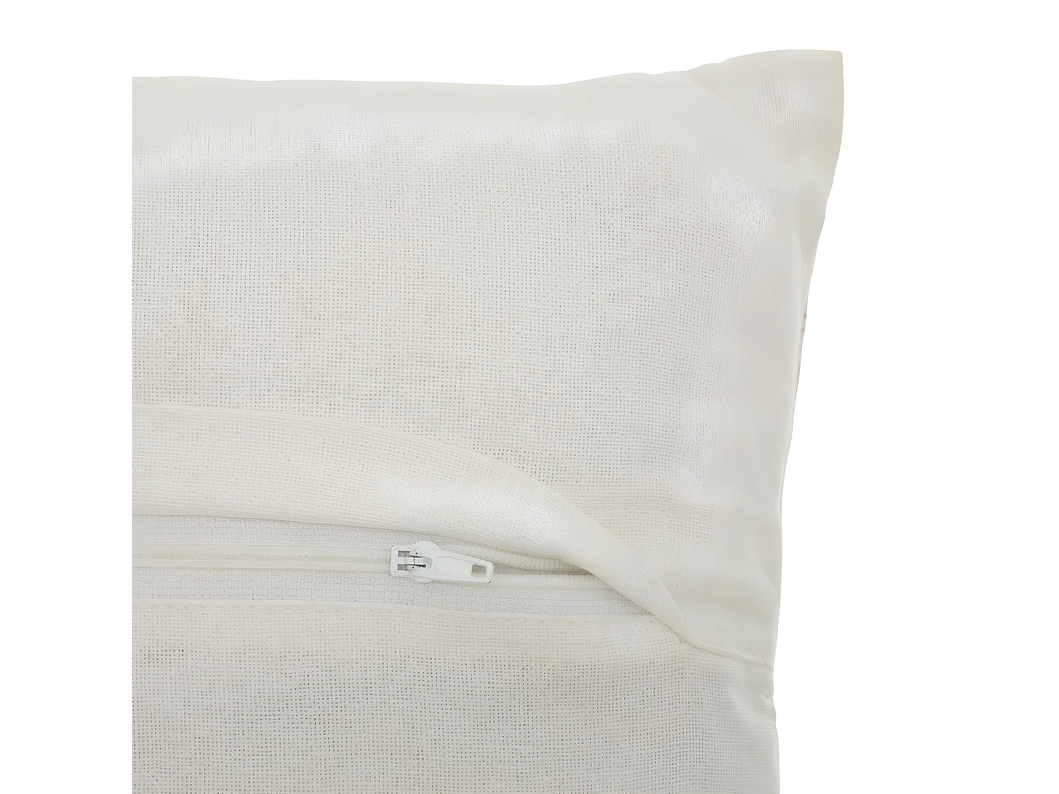 Coussin décoratif Beige Lin Jacquard 38 x 38 cm