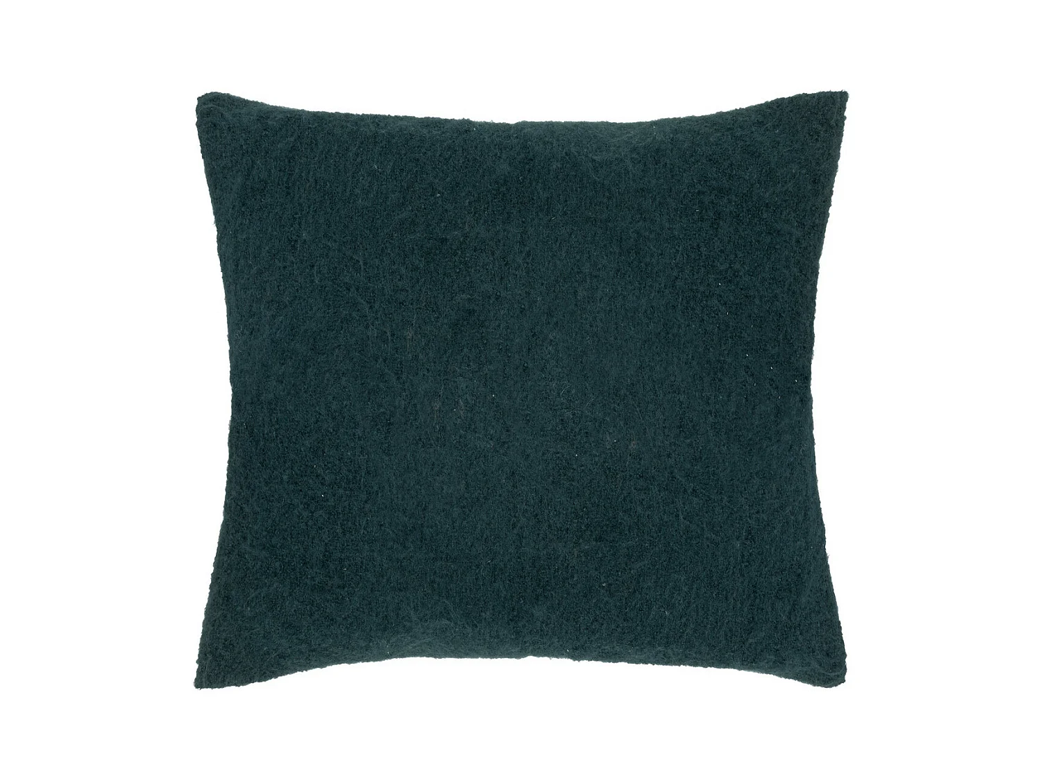 Coussin décoratif Bleu Egéen effet Mohair 45 x 45 cm