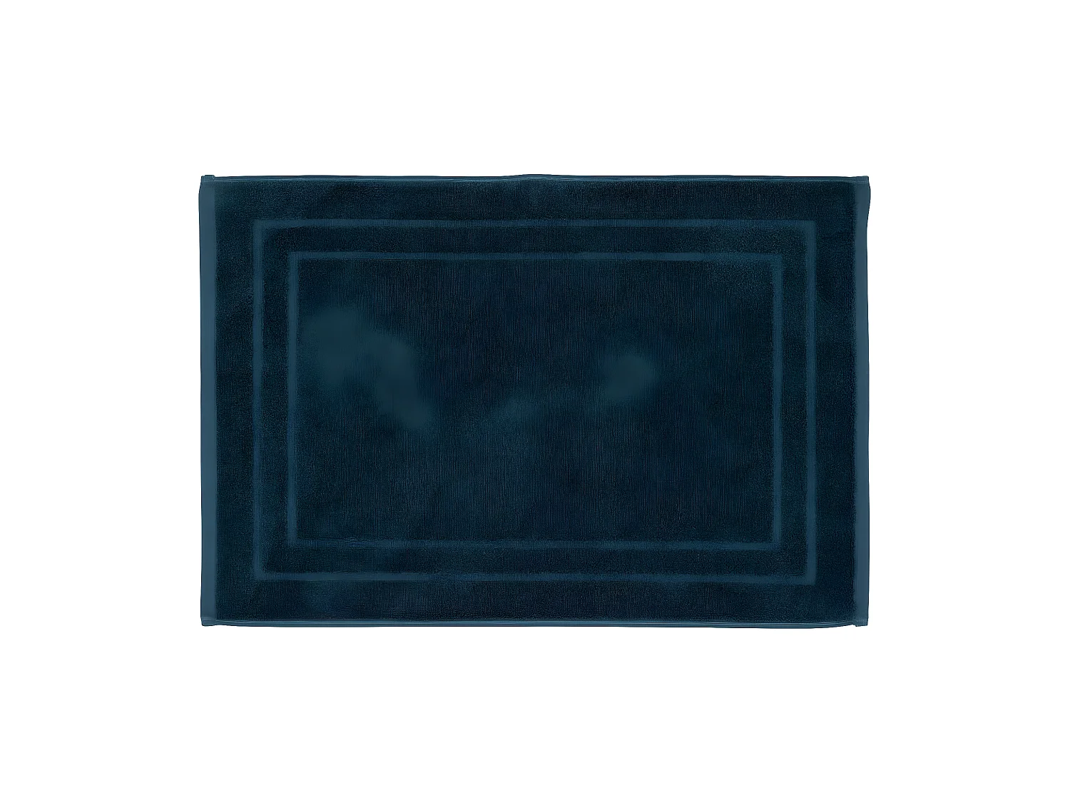 Tapis de salle de Bain en coton Bleu Egéen 50 x 70 cm