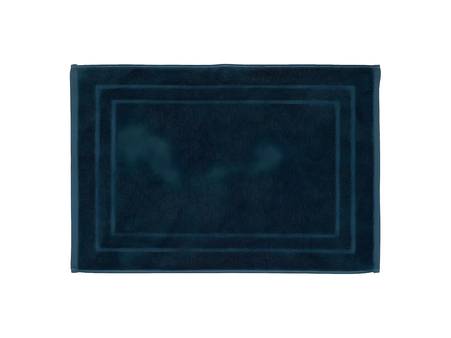Tapis de salle de Bain en coton Bleu Egéen 50 x 70 cm