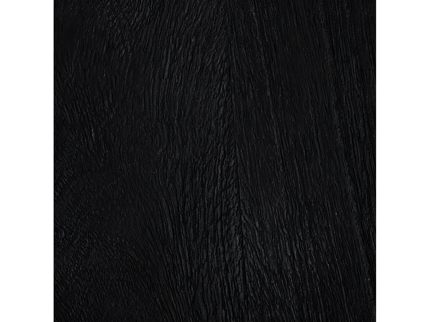 Meuble Console en bois de Manguier Noir finition texturée H 77 cm