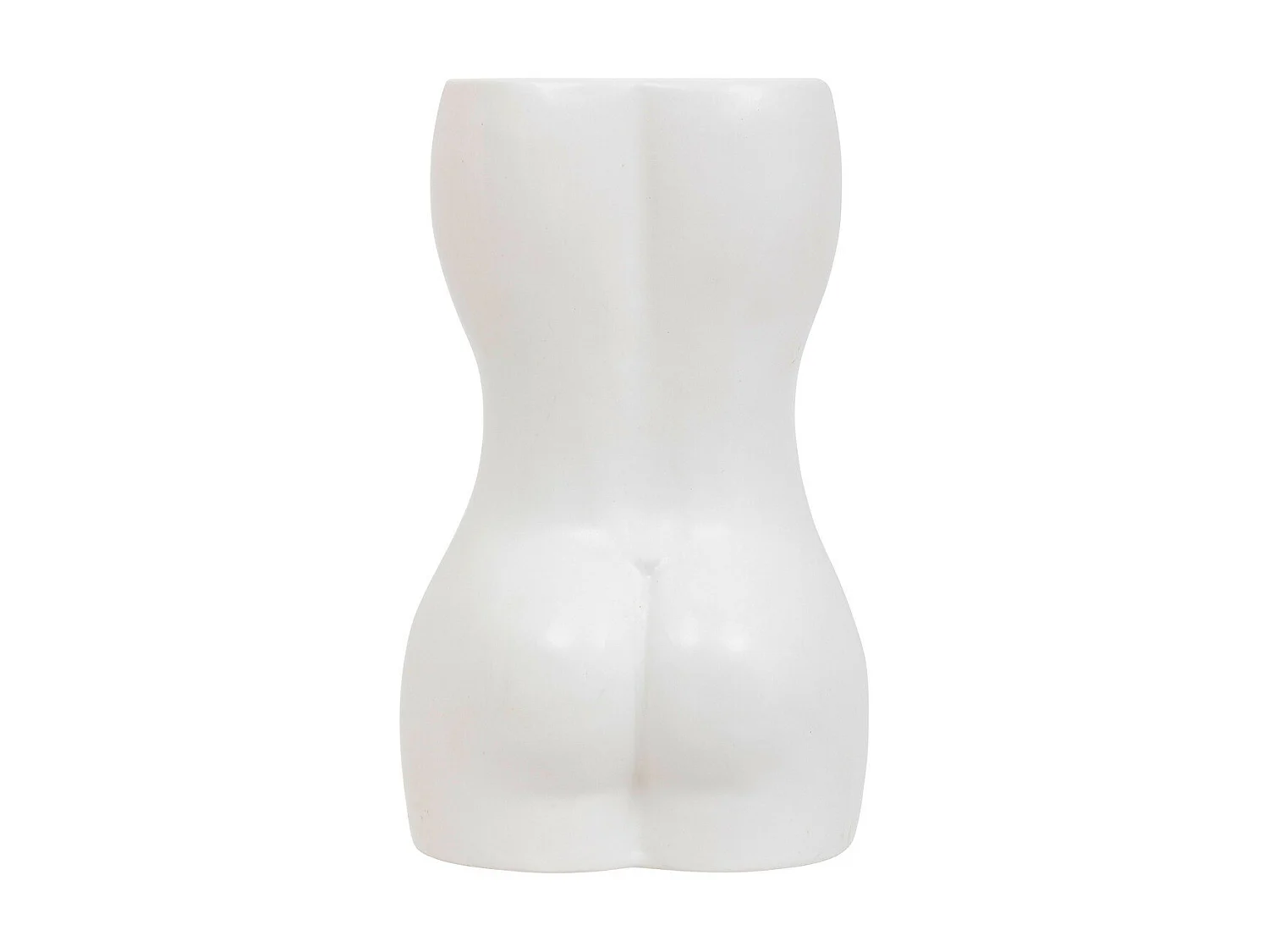 Vase Objet déco en céramique Blanche H 17 cm