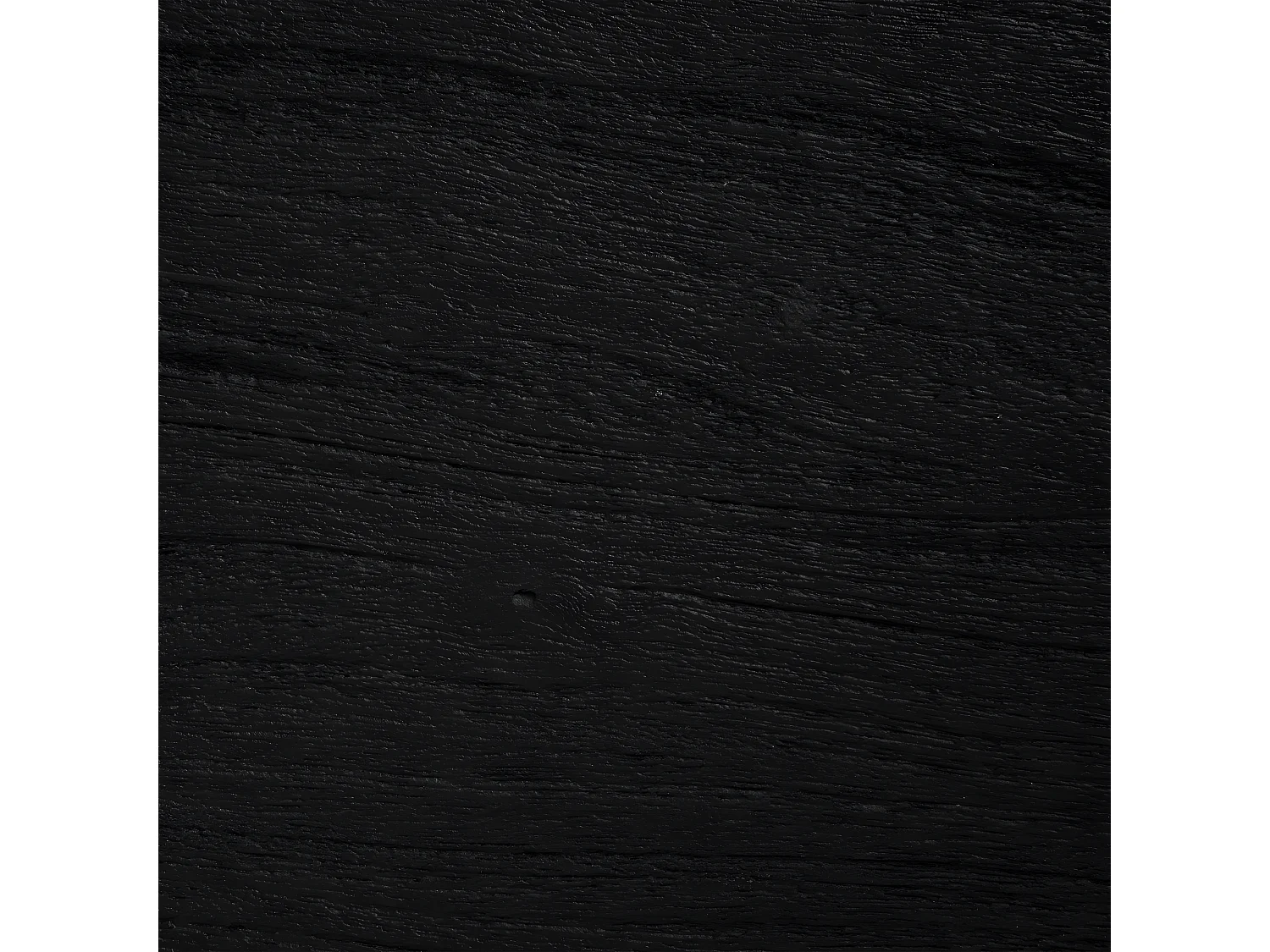 Table basse en bois de Manguier Noir finition texturée 120 x 60 cm