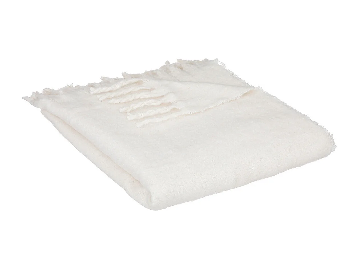 Plaid mit Mohair-Effekt 180 x 130 cm