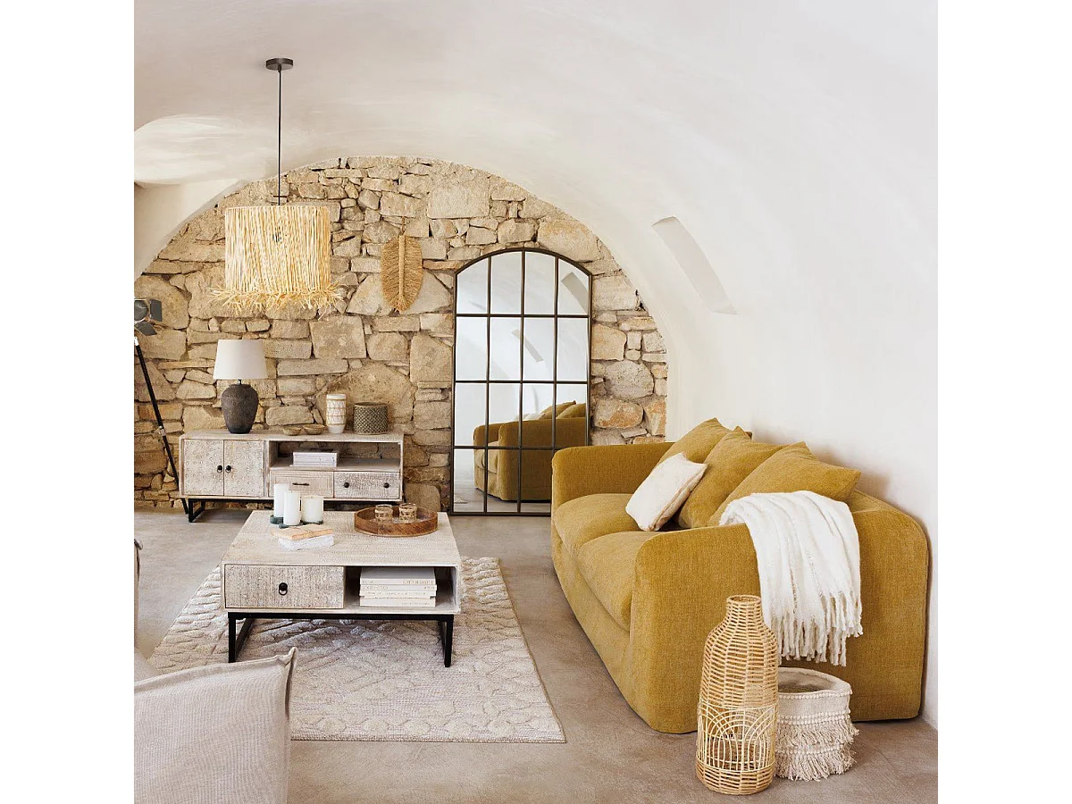 Plaid mit Mohair-Effekt 180 x 130 cm