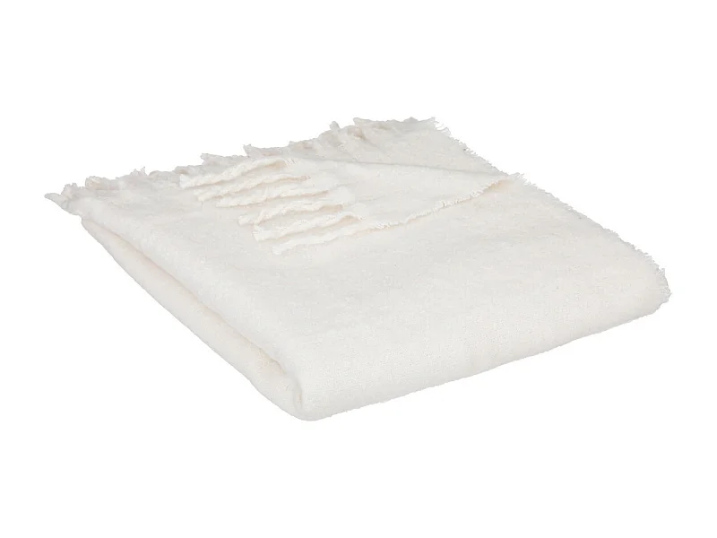 Plaid mit Mohair-Effekt 180 x 130 cm