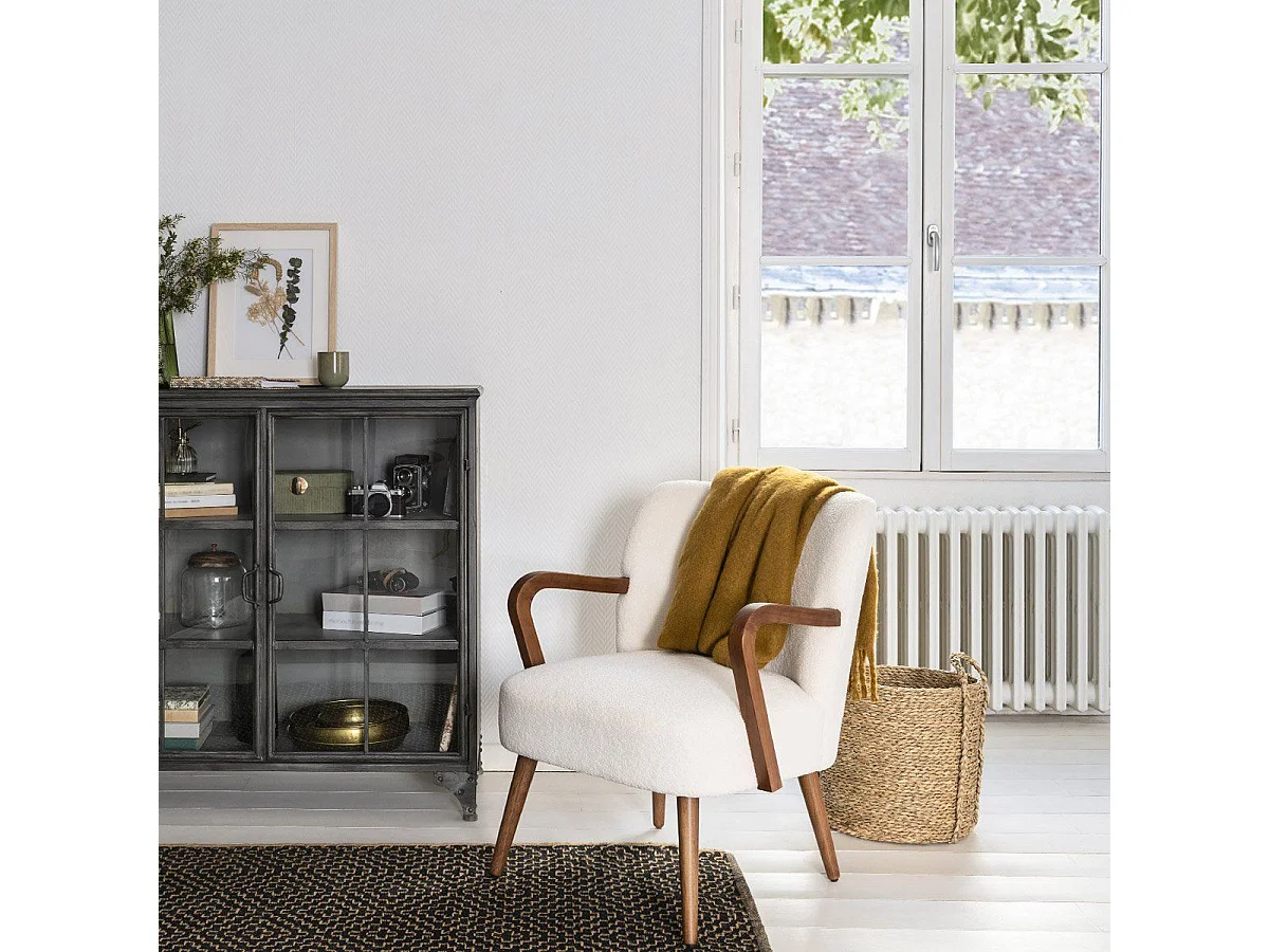 Manta con efecto de mohair 180 x 130 cm