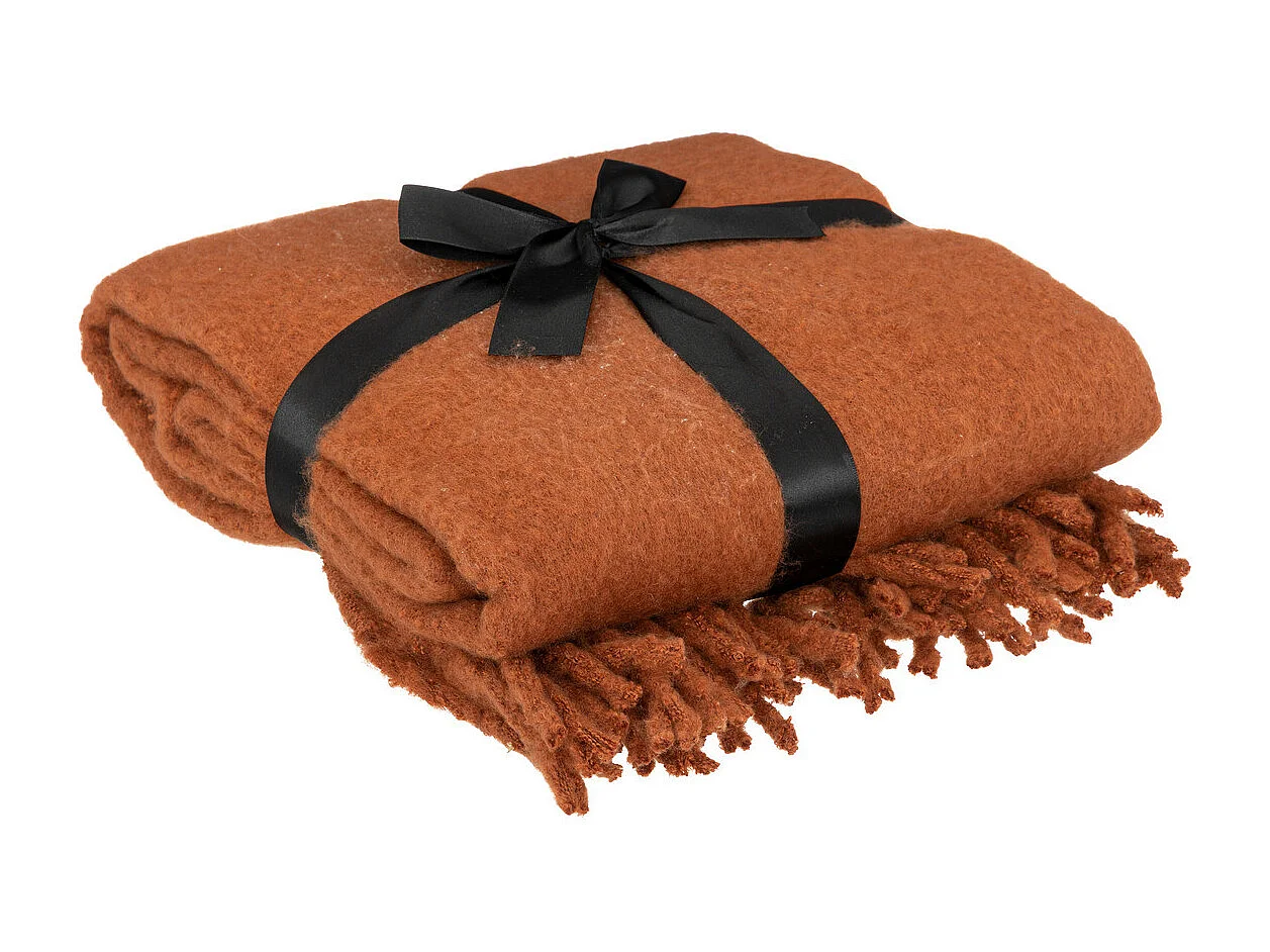 Manta con efecto de mohair 180 x 130 cm