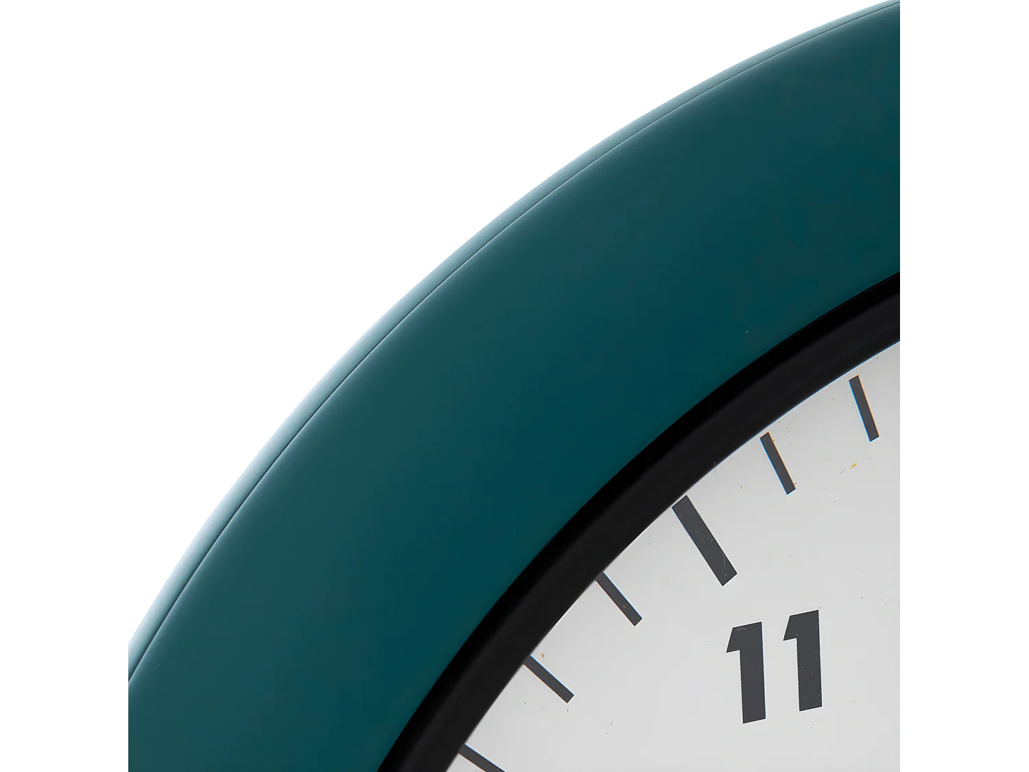 Pendule murale Rétro & Vintage Bleu canard D 28 cm