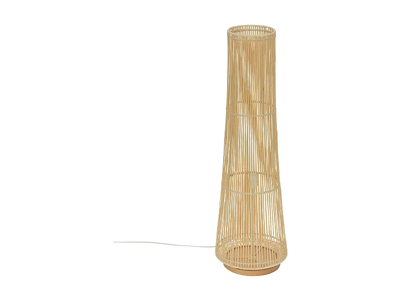 Lampadaire en Bambou naturel H 100 cm