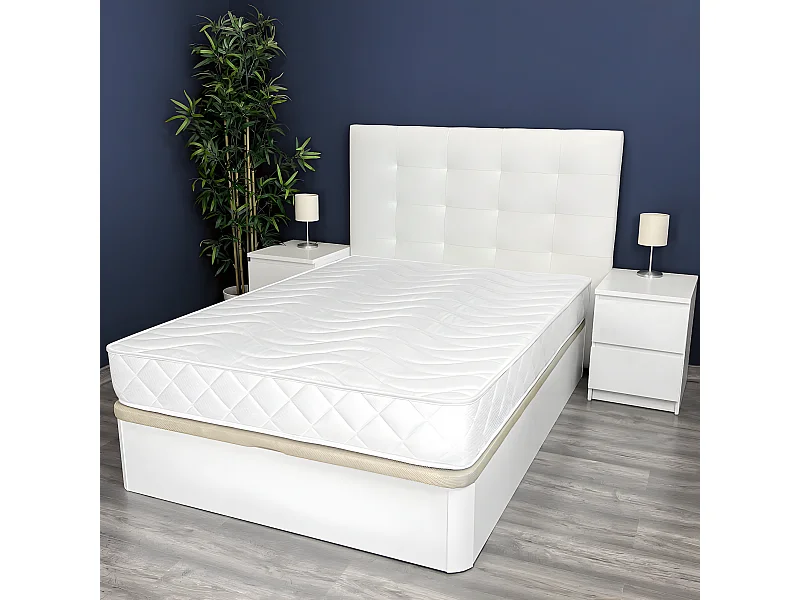Colchon viscowhite Viscoelastico AMUEBLATEONLINE (150CM X 200CM X 20CM ALTO)