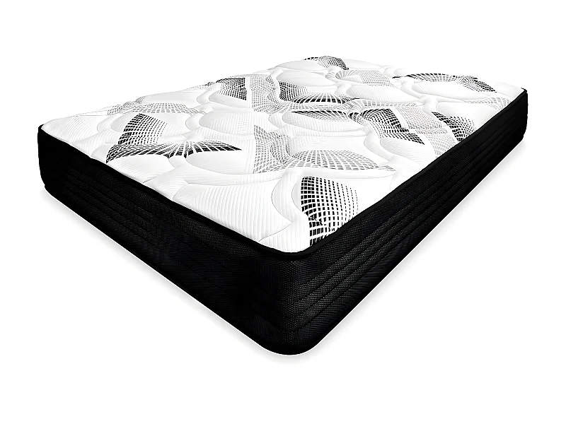 Colchon viscobox Viscoelastico, Muelle ensacado AMUEBLATEONLINE (120CM X 200CM X 21CM ALTO)