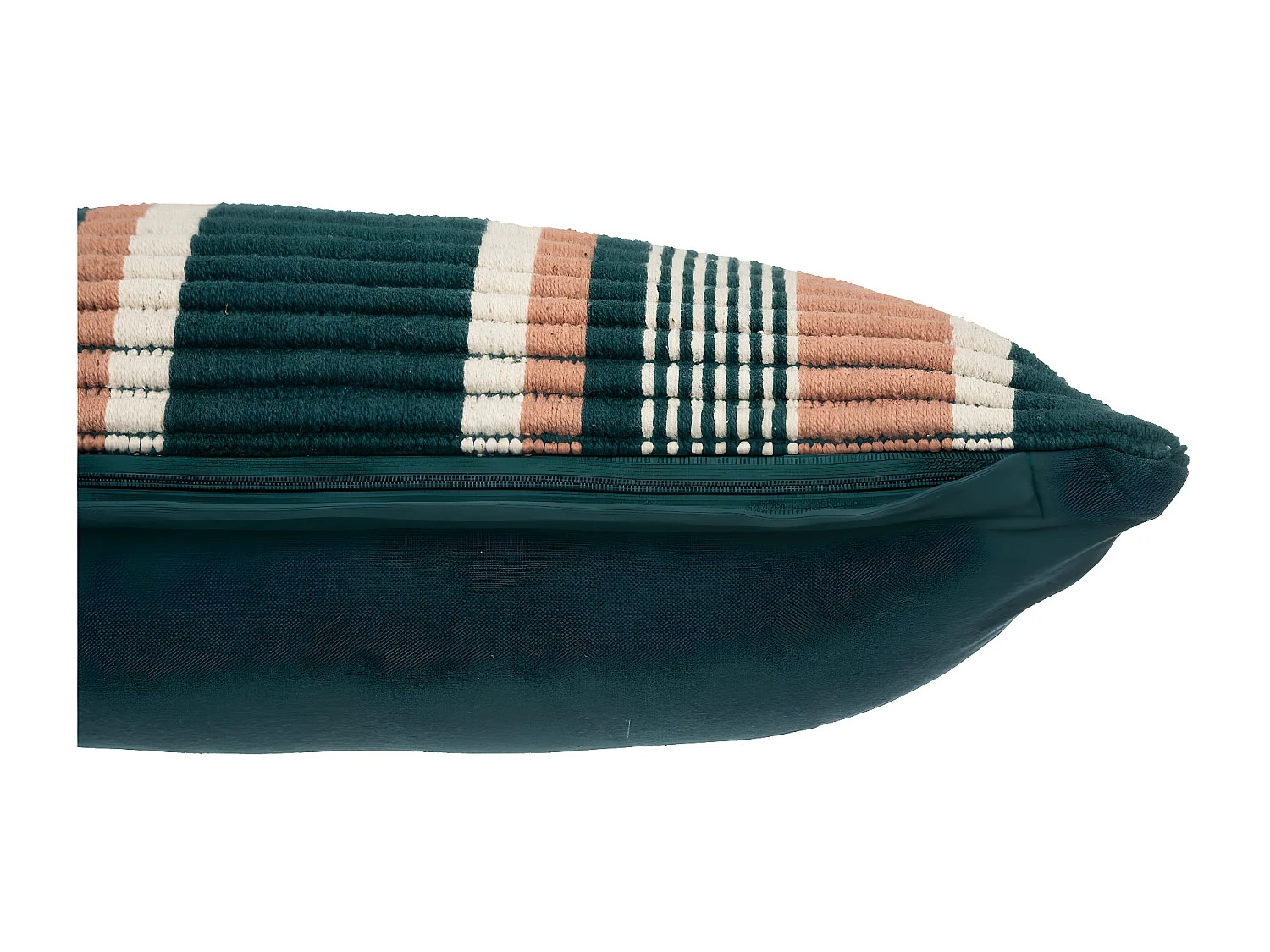 Cojín texturizado a rayas