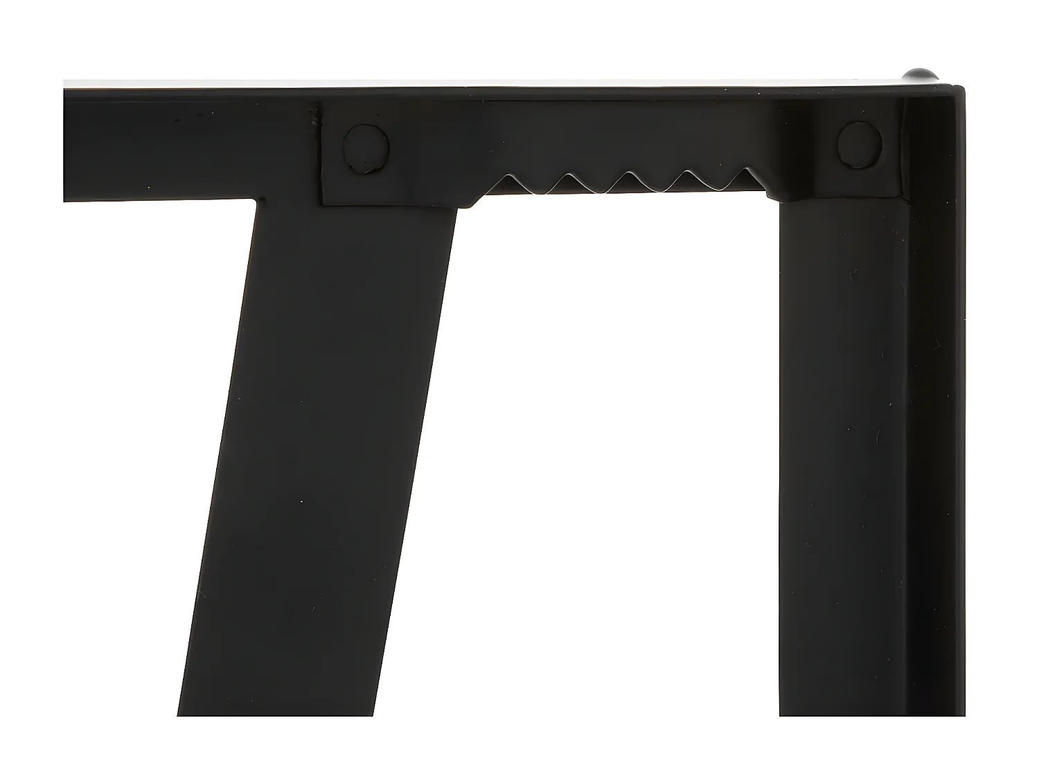 Déco murale VINTAGE en métal Noir 50 x 17 cm