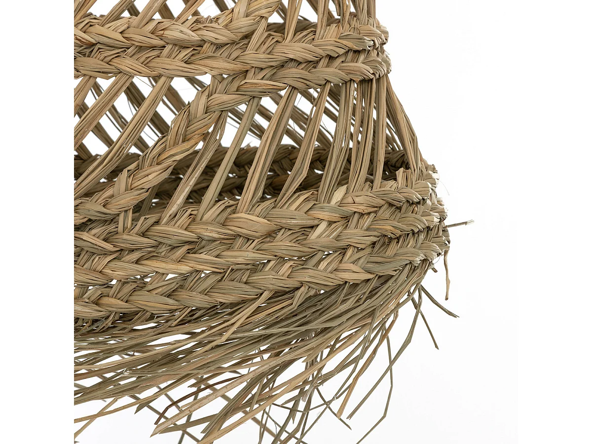 Luminaire Suspension en Roseau naturel D 28 cm