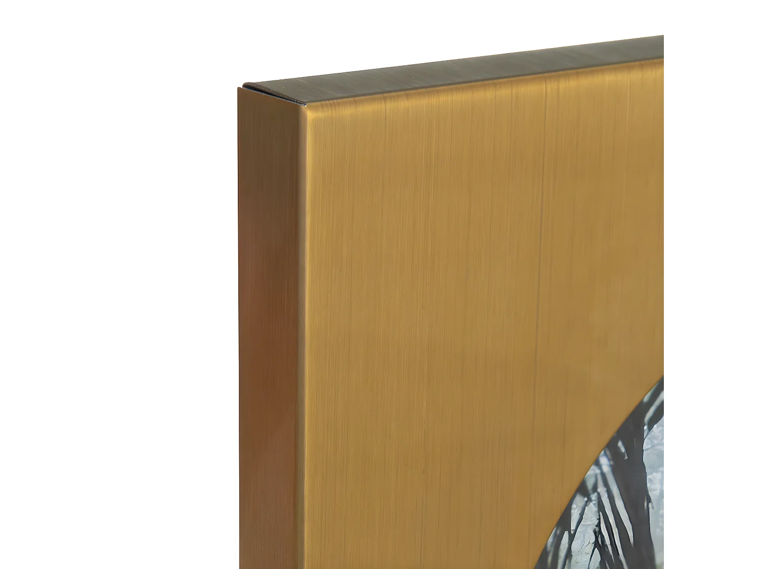 Cadre photo en métal doré et verre pour Photo 10 x 15 cm